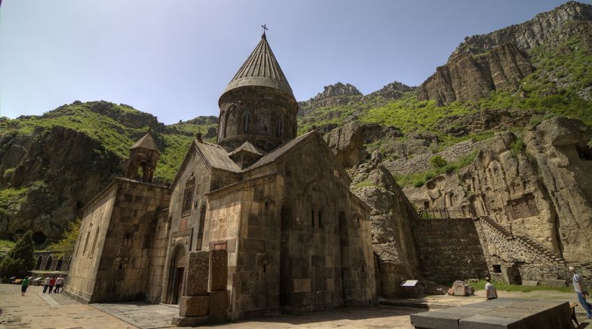 Klasztor Geghard Armenia